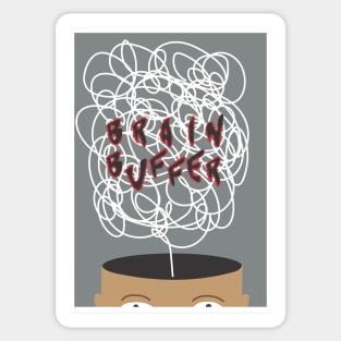 Brain Buffer Sticker